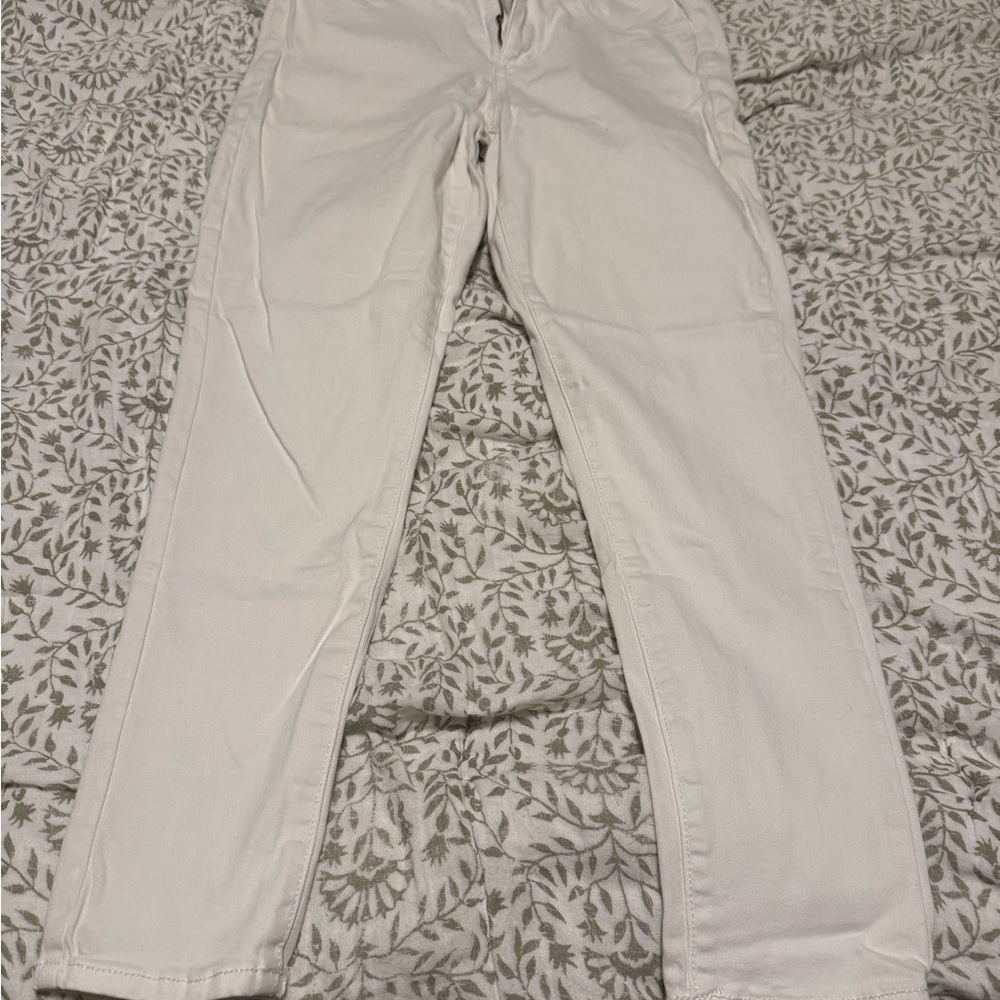 American Eagle Outfitters Cream Level Stretch Pants
